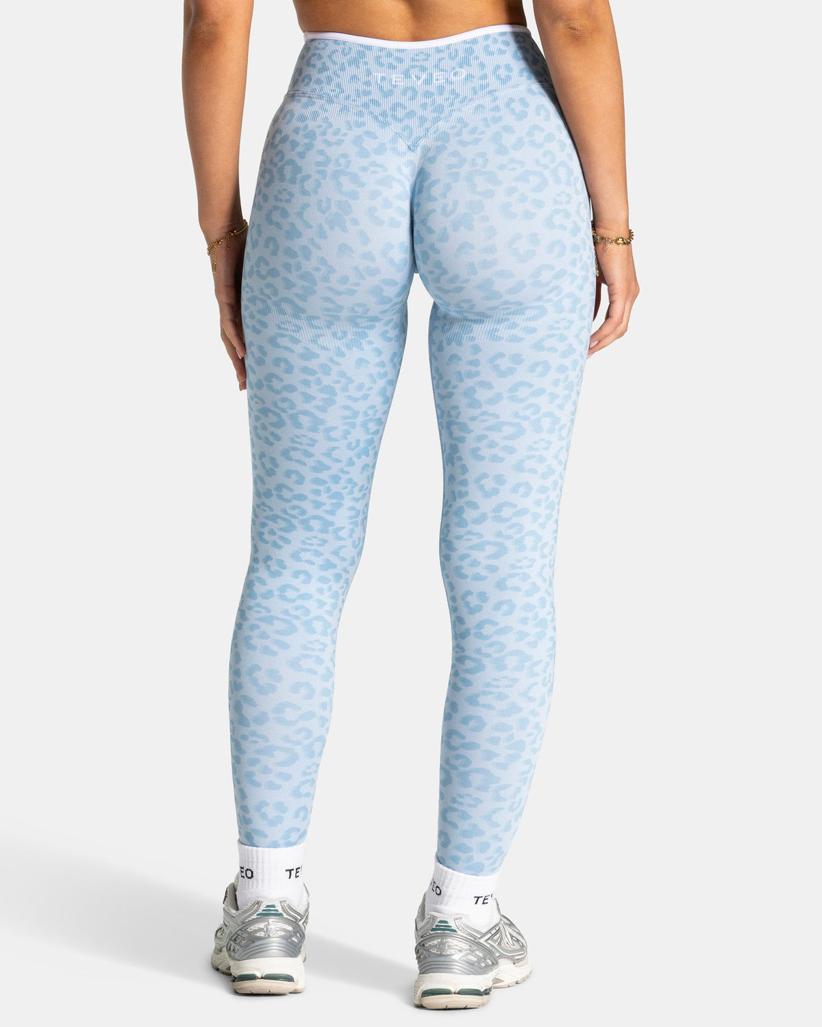 Legging Sculpt Scrunch Contrastline « Léopard bleu layette »