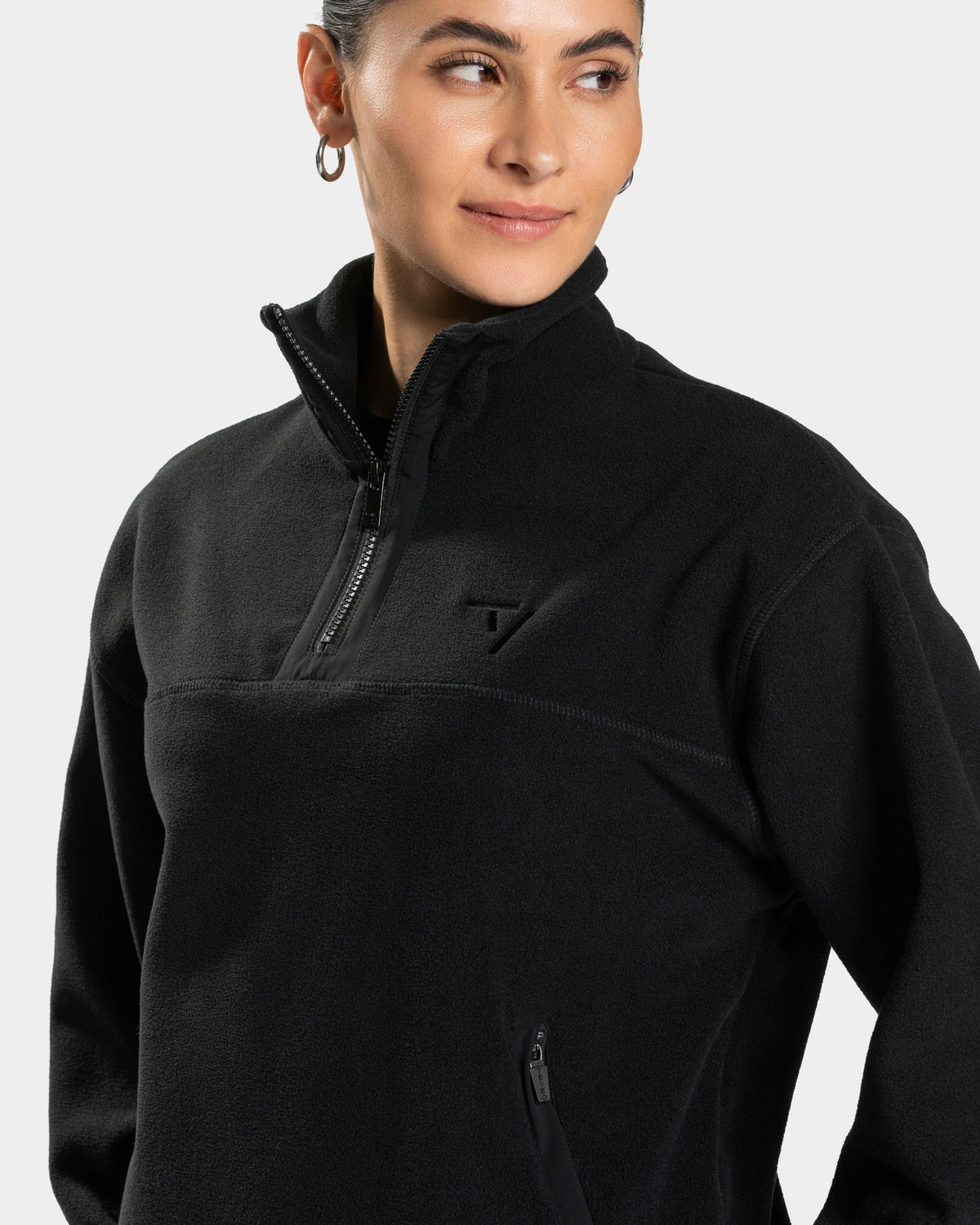 Sweat-shirt demi-zippé Fleece « noir »