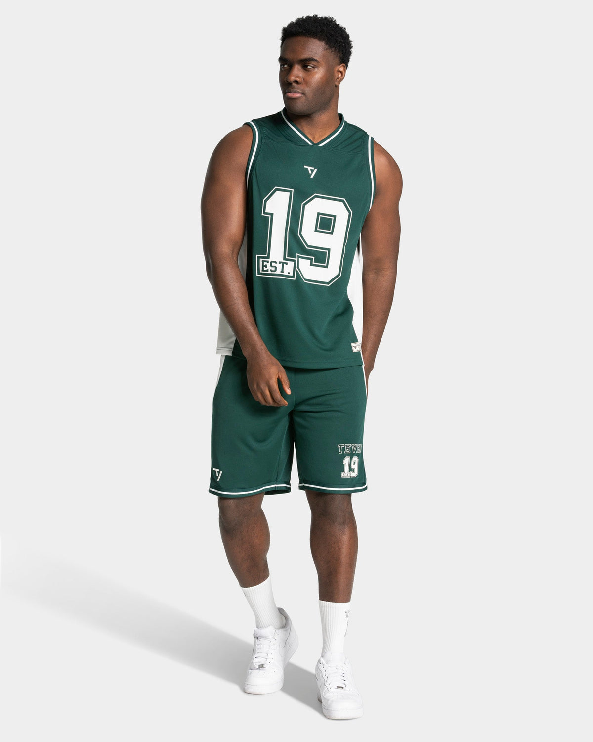 Football short 9 pouces « Vert foncé »