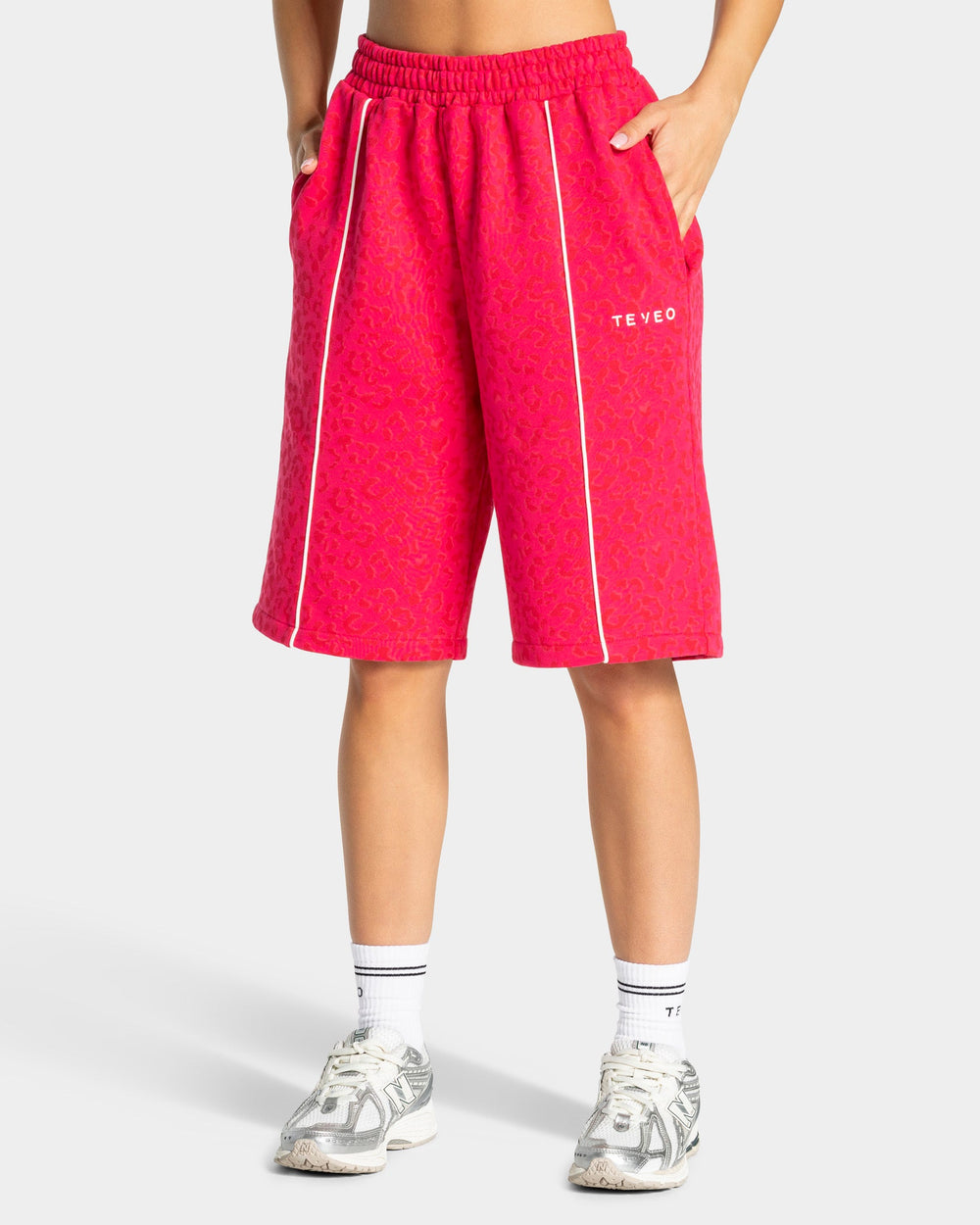 Jort oversize Contrastline « Léopard Berry »