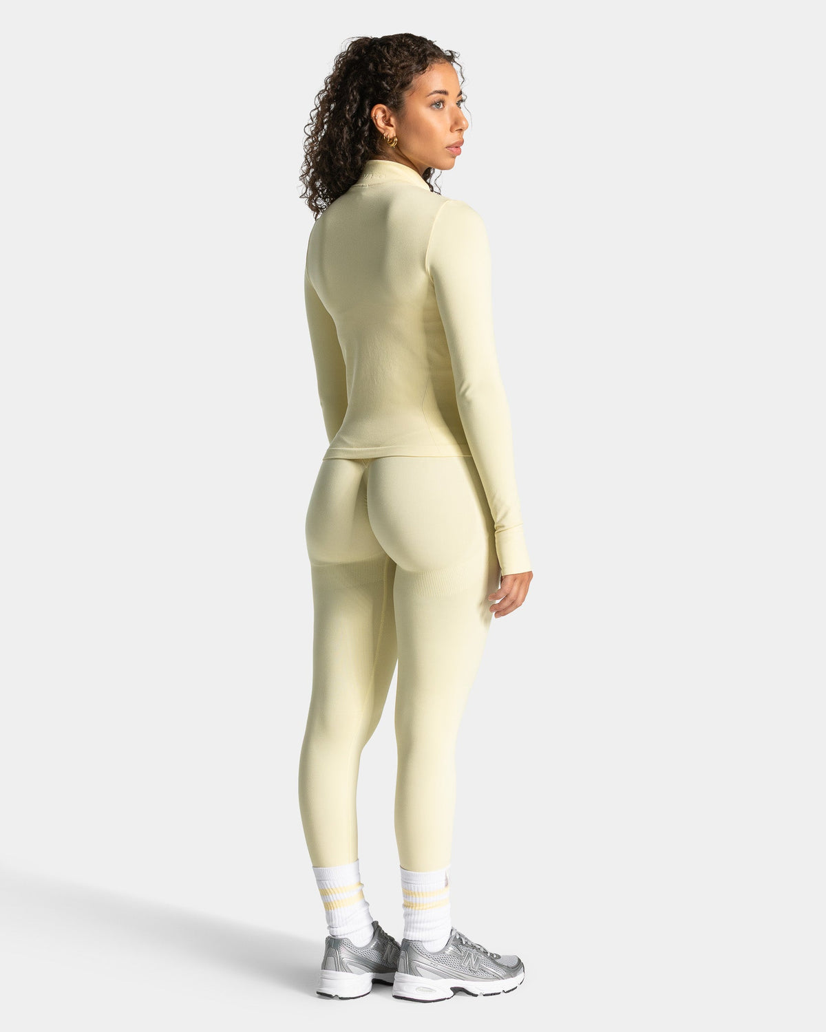 Veste de sport zippée cargo Lift « Butter Yellow »