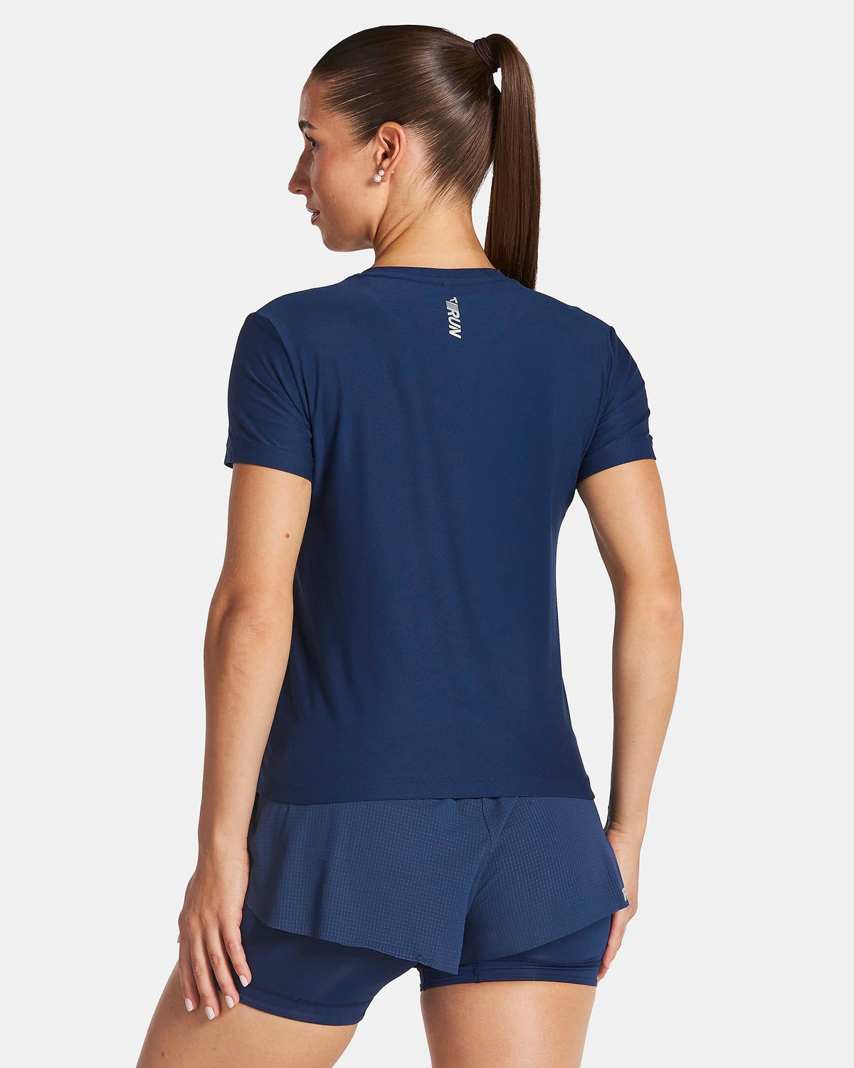 T-shirt RUN « bleu foncé »