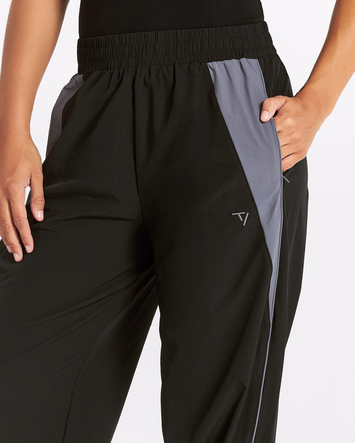 Pantalon à jambe droite Track « noir »