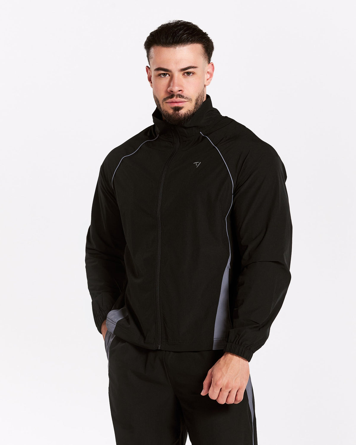 Veste de sport zippée Track « noir »