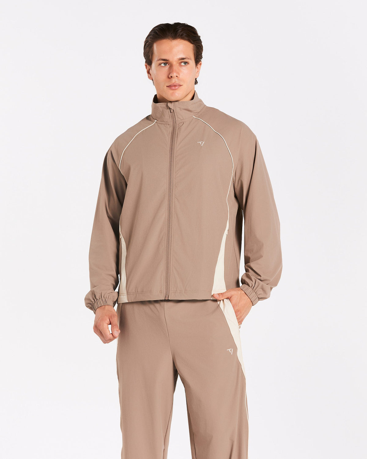 Veste de sport zippée Track « Hazelnut »