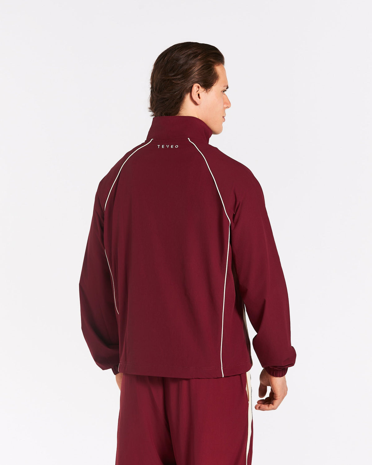 Veste de sport zippée Track « bordeaux »