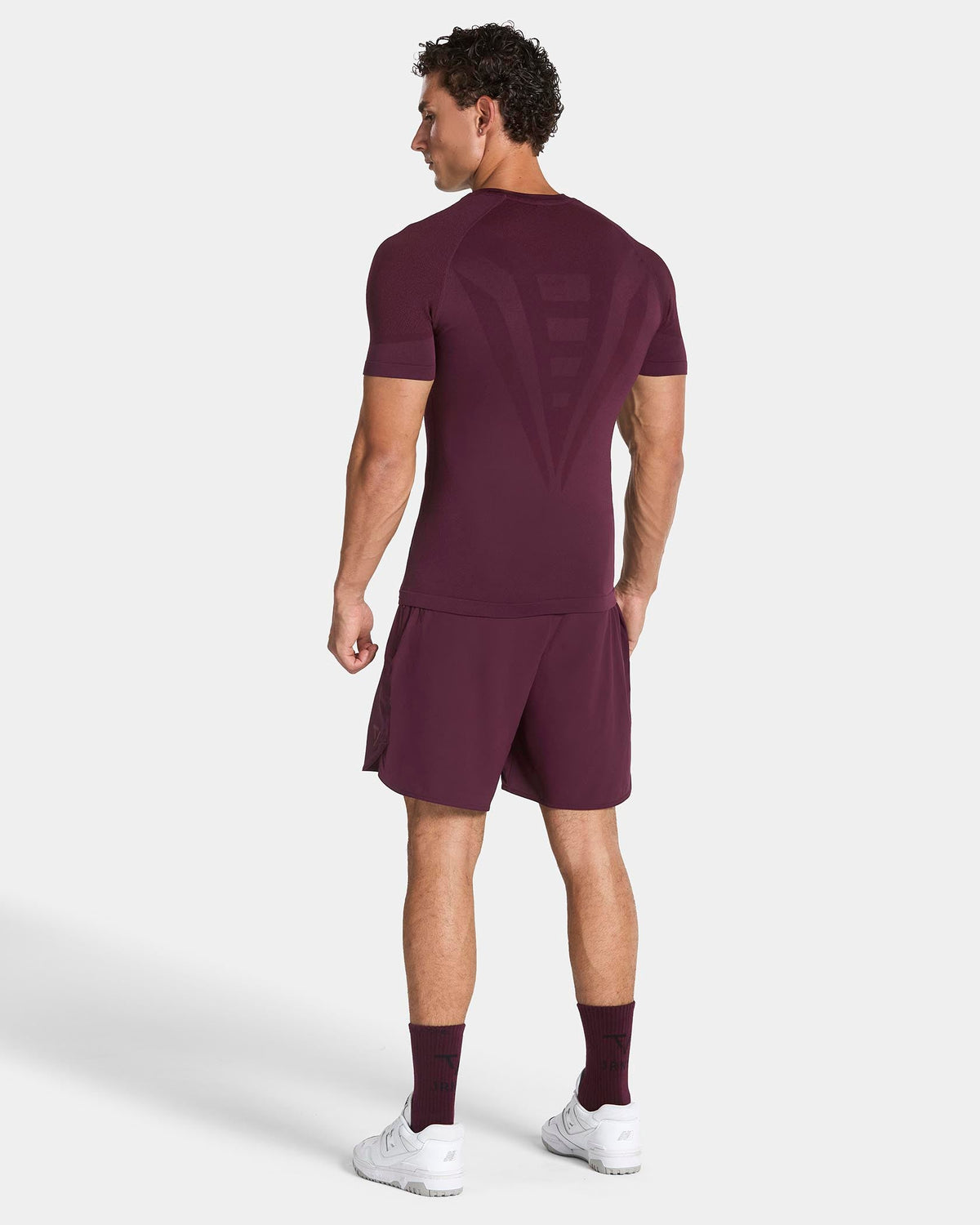 T-shirt moulant Training « Merlot »