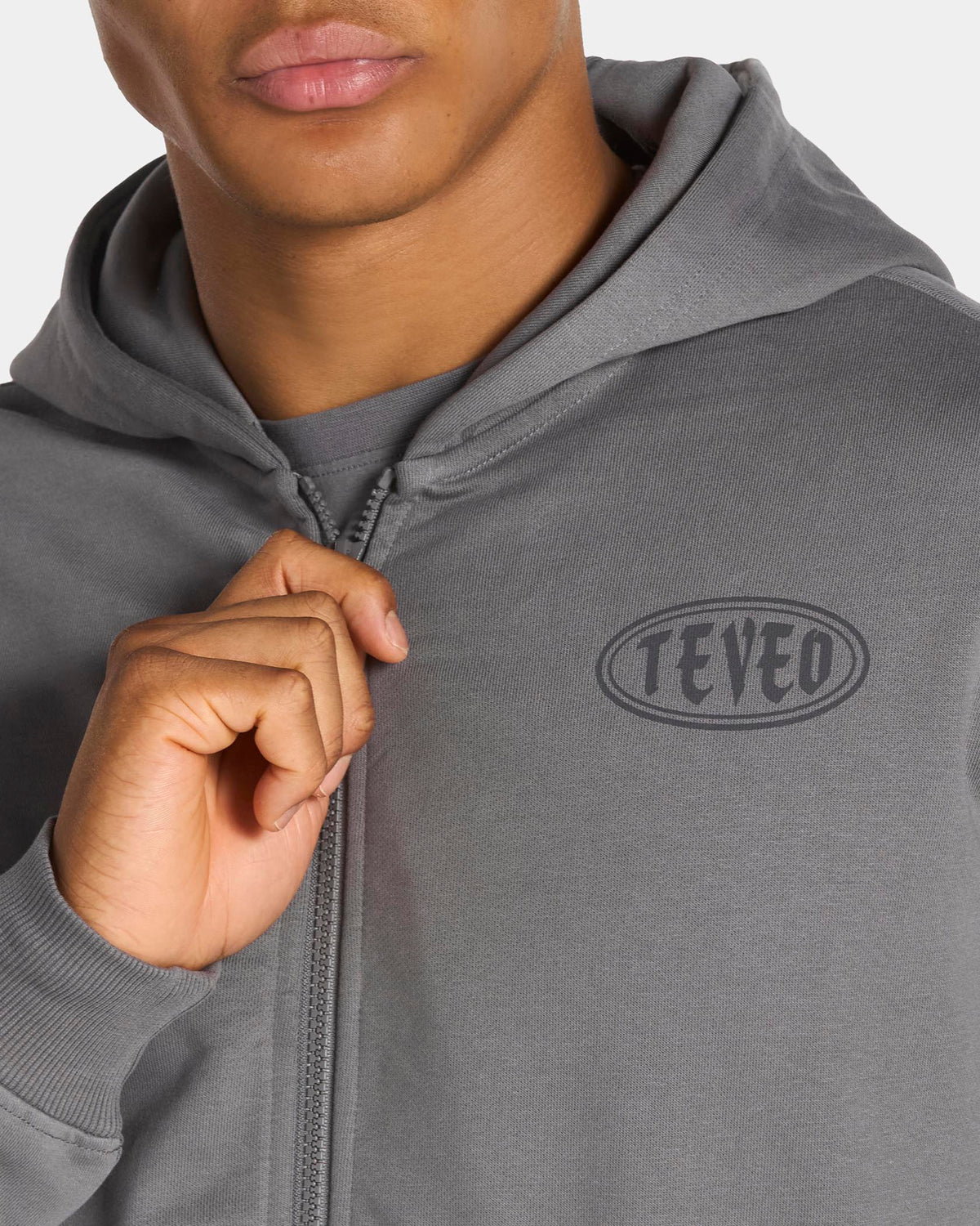 Sweat à capuche zippé Training « Graphite »