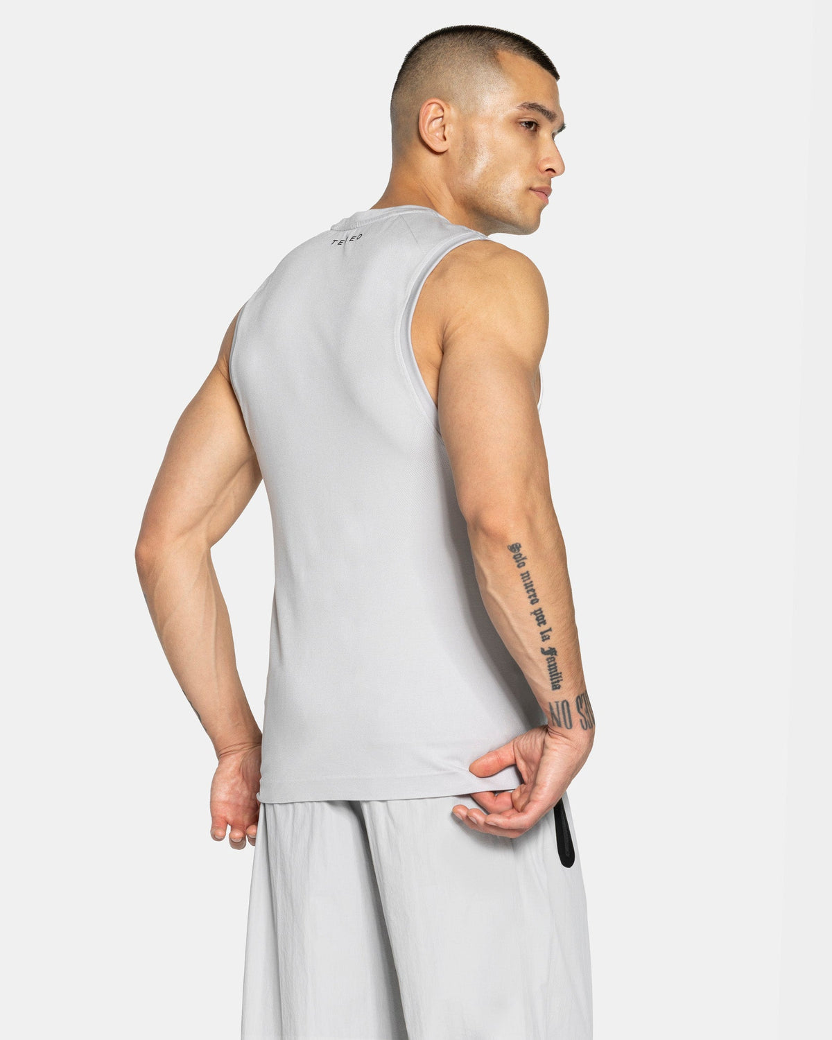 Débardeur Workout sans coutures « gris clair »