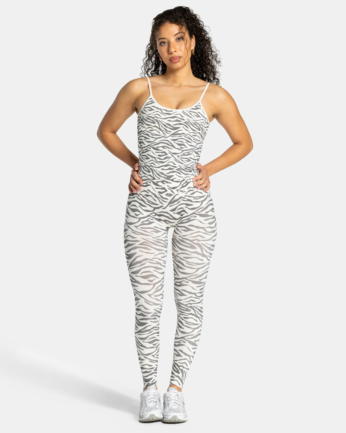 Legging Sculpt Scrunch Contrastline « zèbre blanc cassé »